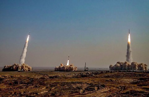 رشقة صاروخية إيرانية جديدة على الكيان 