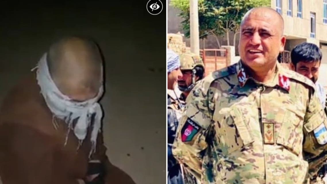 فيديو مرعب  ..  شاهد كيف أفرغوا رصاصا بجسد قائد أفغاني