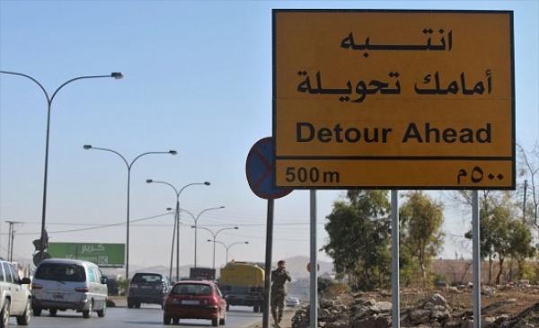أمانة عمان: تعديل جزئي لمسار التحويلة المرورية القائمة على شارع الشهيد 