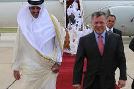أمير دولة قطر يصل إلى عمّان