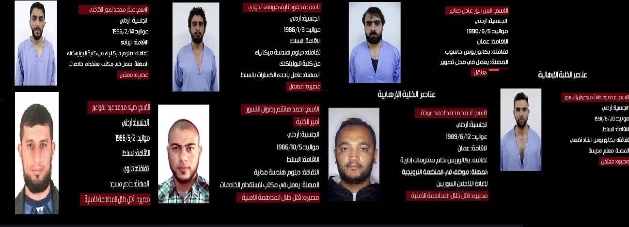 أمن الدولة تحدد موعد جلسة محاكمة خلية السلط الارهابية  ..  "التفاصيل"