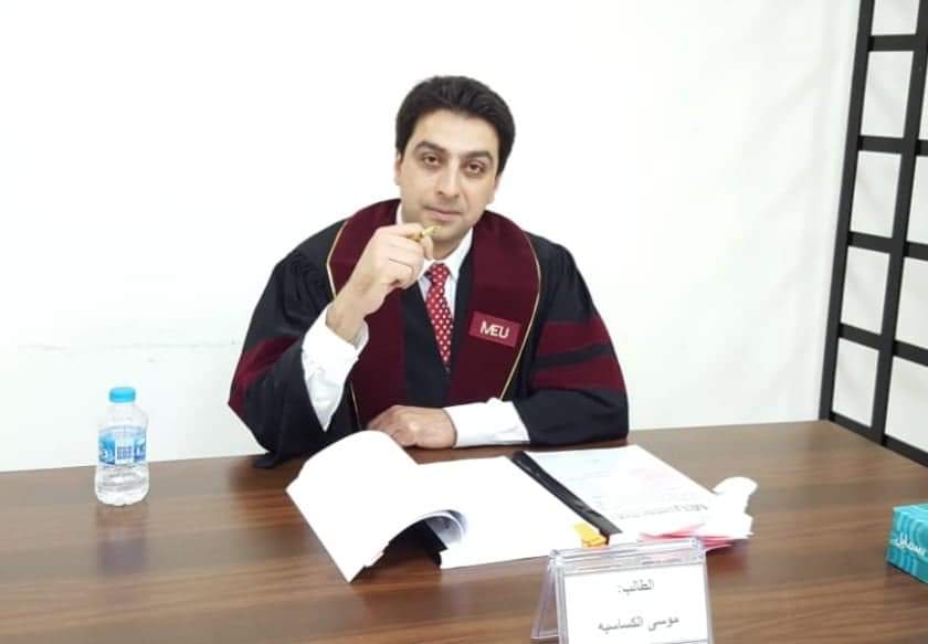 الزميل موسى الكساسبة  ..  مبارك الماجستير في الإعلام بتقدير امتياز 