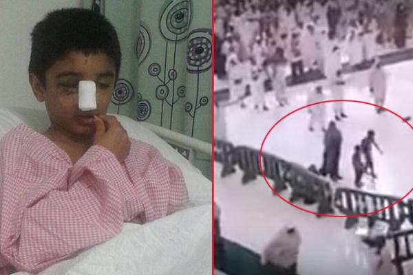 مفاجأة ..  نجاة الطفل الأكبر ووالدته من حادث رافعة الحرم  ..  فيديو 