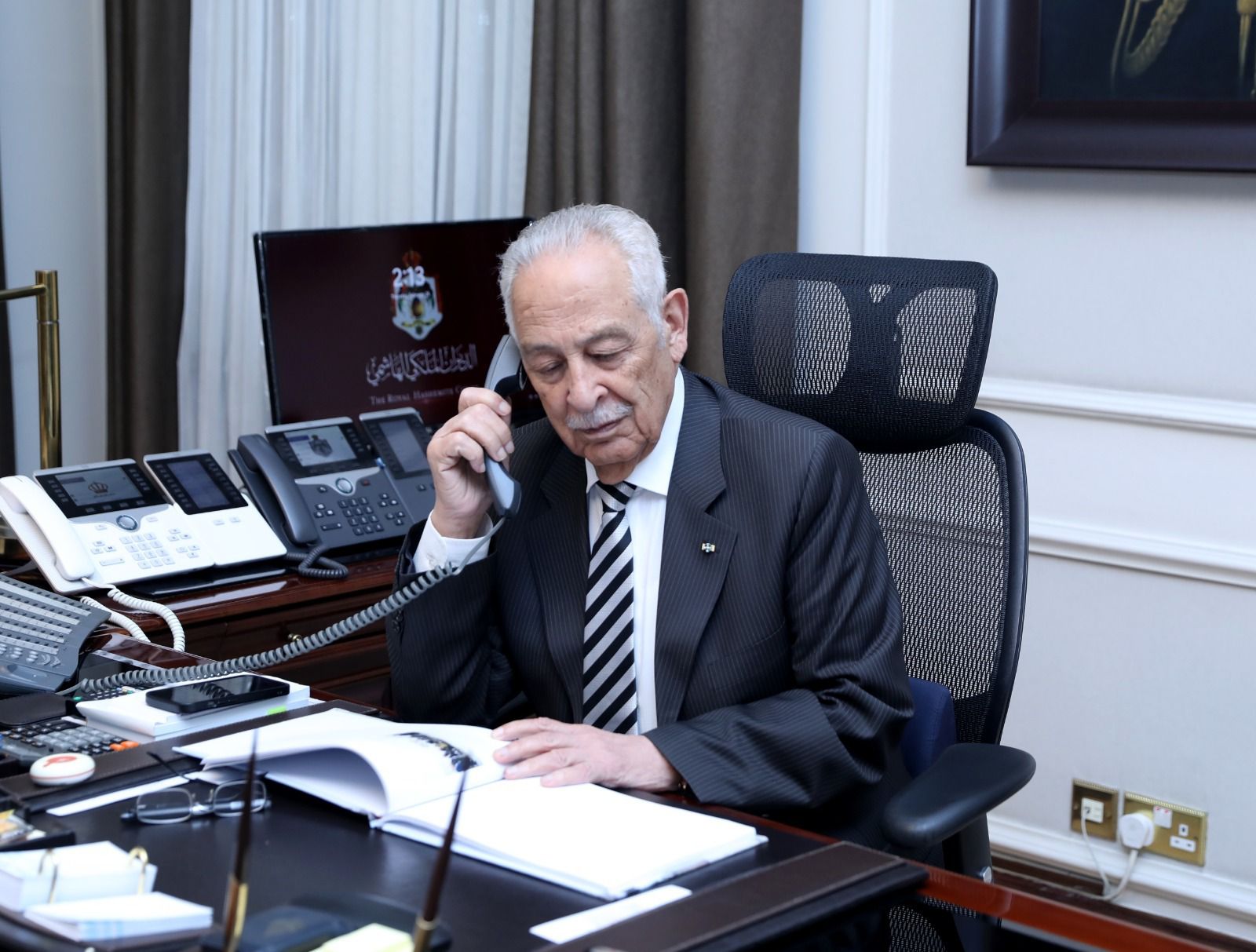 وفاة نجل مدير المخابرات الاسبق نذير رشيد ..  والعيسوي ينقل تعازي الملك وولي العهد 