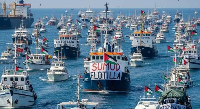 سلطات الاحتلال تحتجز 13 من سفن أسطول الصمود