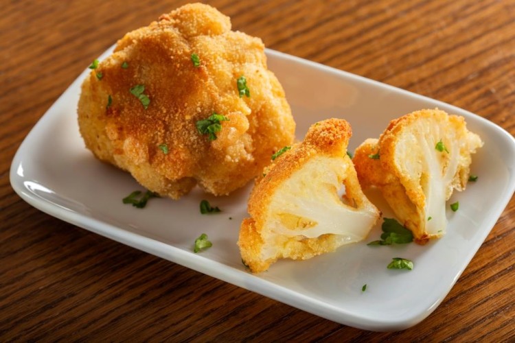 قرنبيط مقلي بتتبيلة مقرمشة