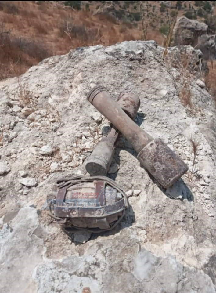 بالصور ..  العثور على (3) قنابل من المخلفات القديمة في اربد