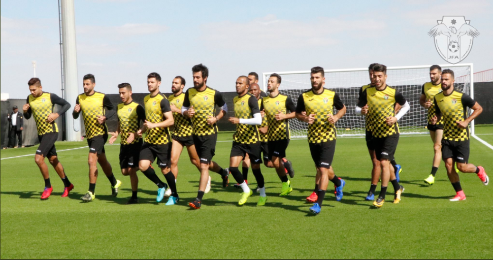 بالصور  ..  النشامى يواصلون تدريباتهم لمواجهة الفدائي الثلاثاء