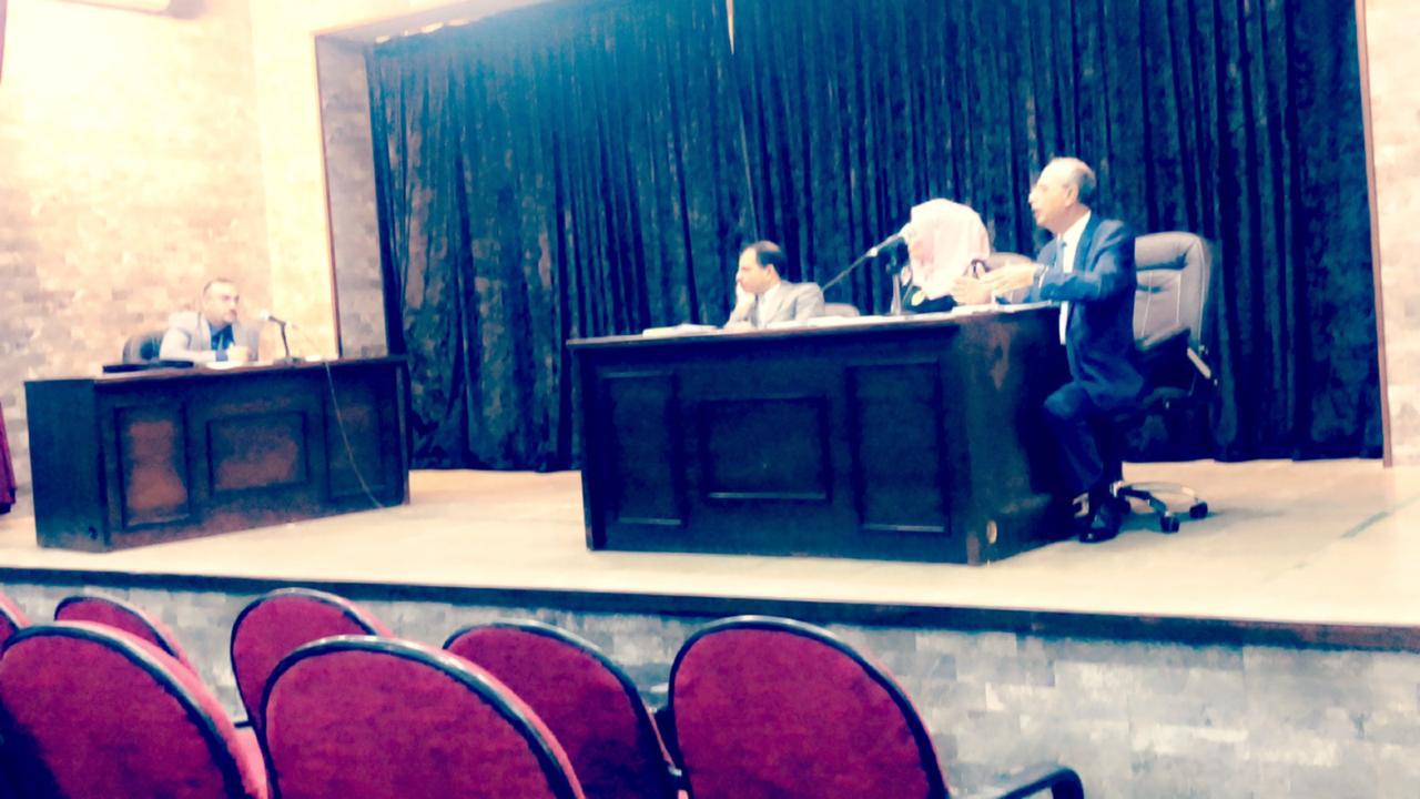 بعضوية المحامية نور الهلاوي مبارك مناقشة المحاماه للمحامي أنس السيوف