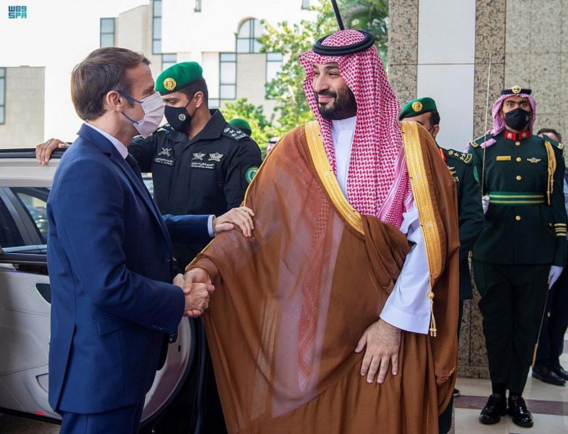  ماكرون في الرياض