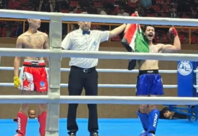 الأردني سعيد الرمحي ينسحب من نصف نهائي العالم "للكيك بوكسينغ" رفضًا لمواجهة لاعب إسرائيلي