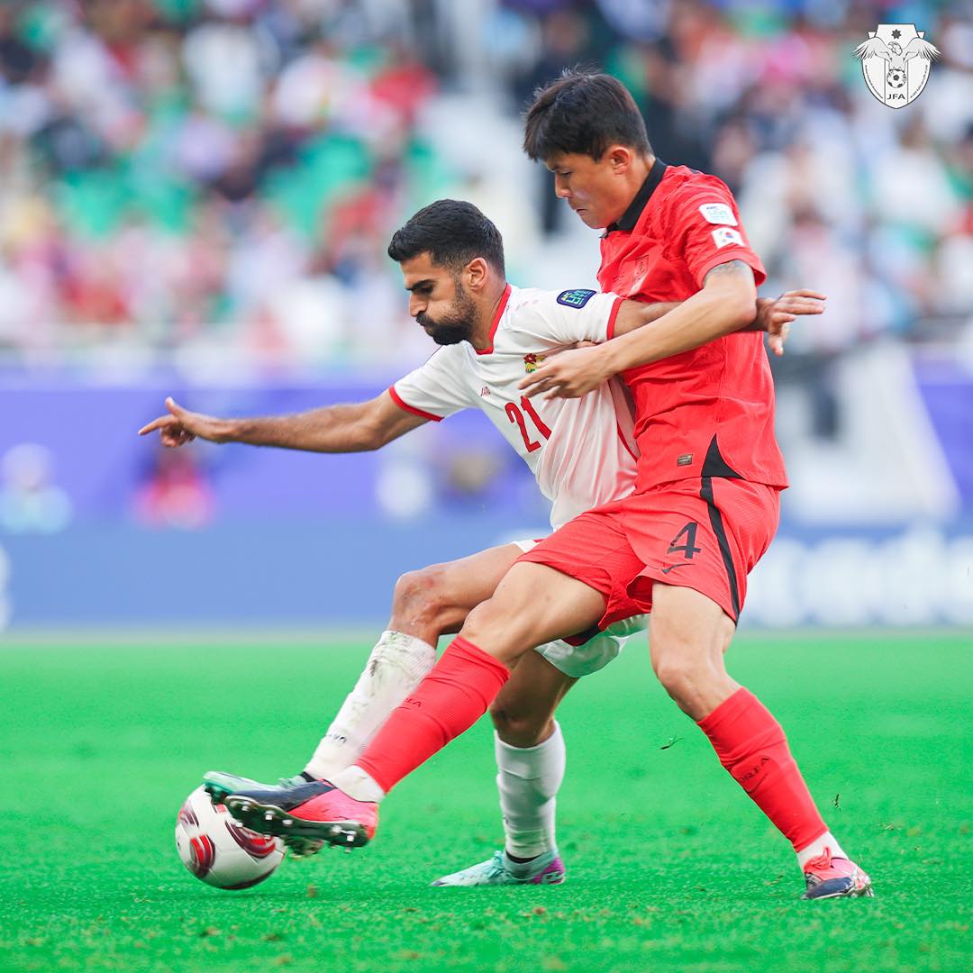 التعادل يحسم مواجهة النشامى وكوريا الجنوبية في كأس آسيا