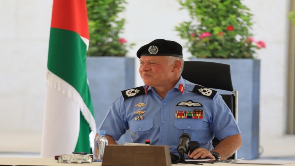 الملك يتابع تمرين "سواعد النشامى" لمديرية الدفاع المدني
