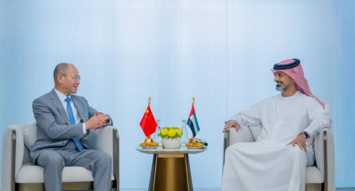 عمار بن حميد يبحث التعاون مع سفير الصين
