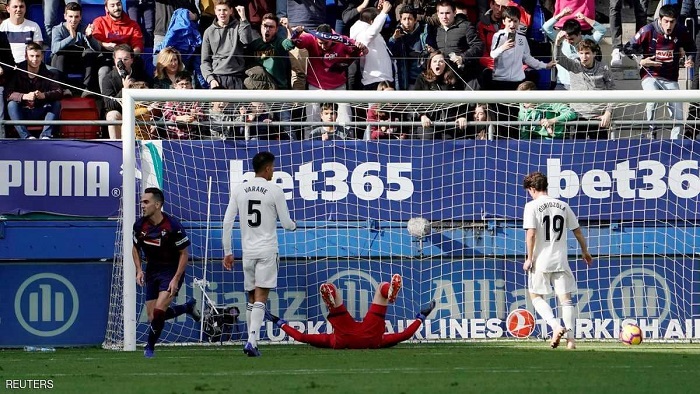 خسارة ريال مدريد بثلاثية مذلة امام ايبار  