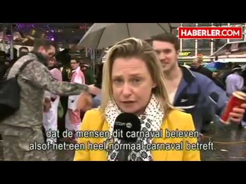بالفيديو  ..  التحرش بمراسلة على الهواء يبرئ اللاجئين من تحرش رأس السنة بألمانيا