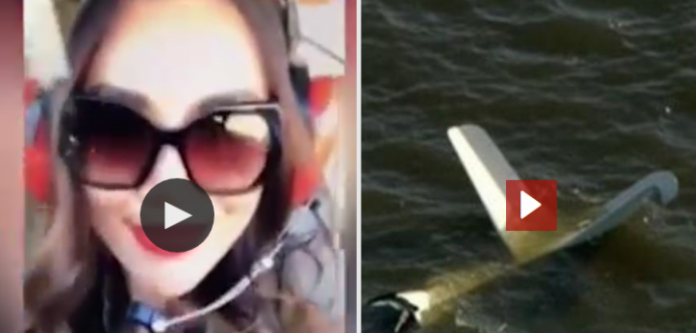 شاهد أسترالية توثق آخر لحظات حياتها قبل تحطم طائرتها!