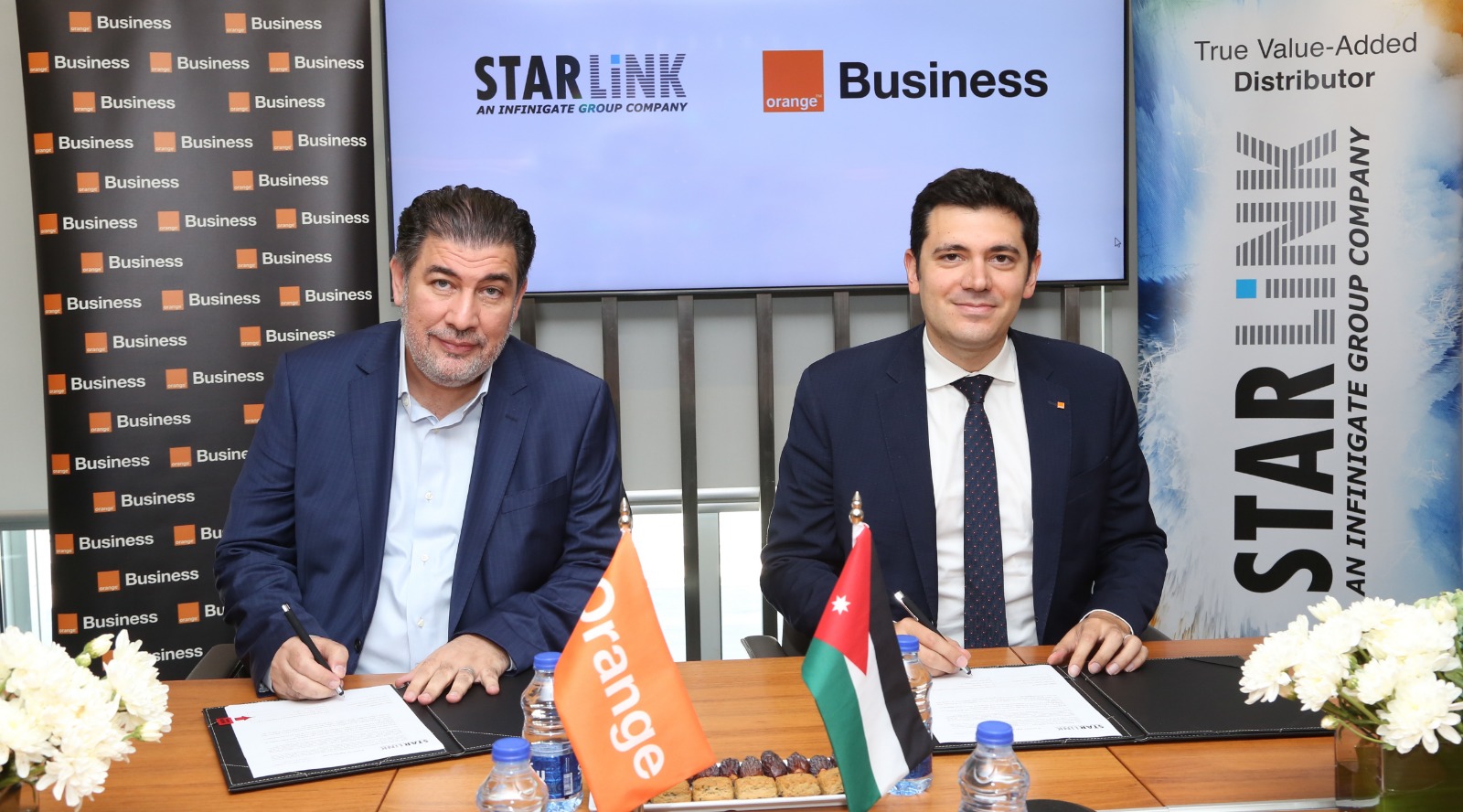 اتفاقية شراكة استراتيجية بين أورنج الأردن و StarLink الرائدة في التحول الرقمي لتقديم أحدث الحلول التقنية للشركات