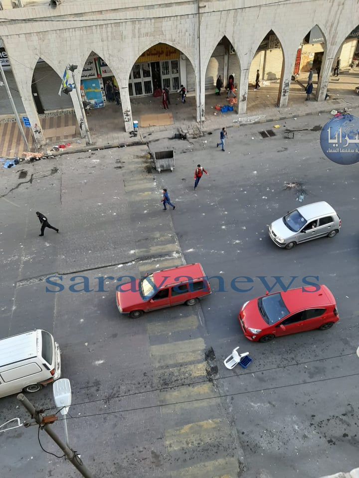 بالفيديو و الصور  ..  مشاجرة عنيفة بوسط البلد