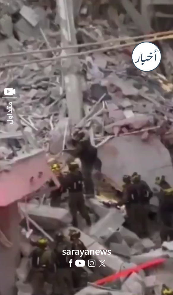 بالفيديو  ..  دمار واسع في تل أبيب