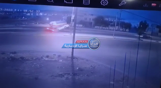 بالفيديو  ..  شاهد حادث السير الذي اودى بحياة الشاب "منذر السبيله" عشية حفل زفافه