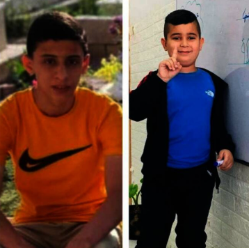 باسل وآدم طفلان فلسطينيان يُعدمان بلا جريرة برصاص الغدر الإسرائيلي