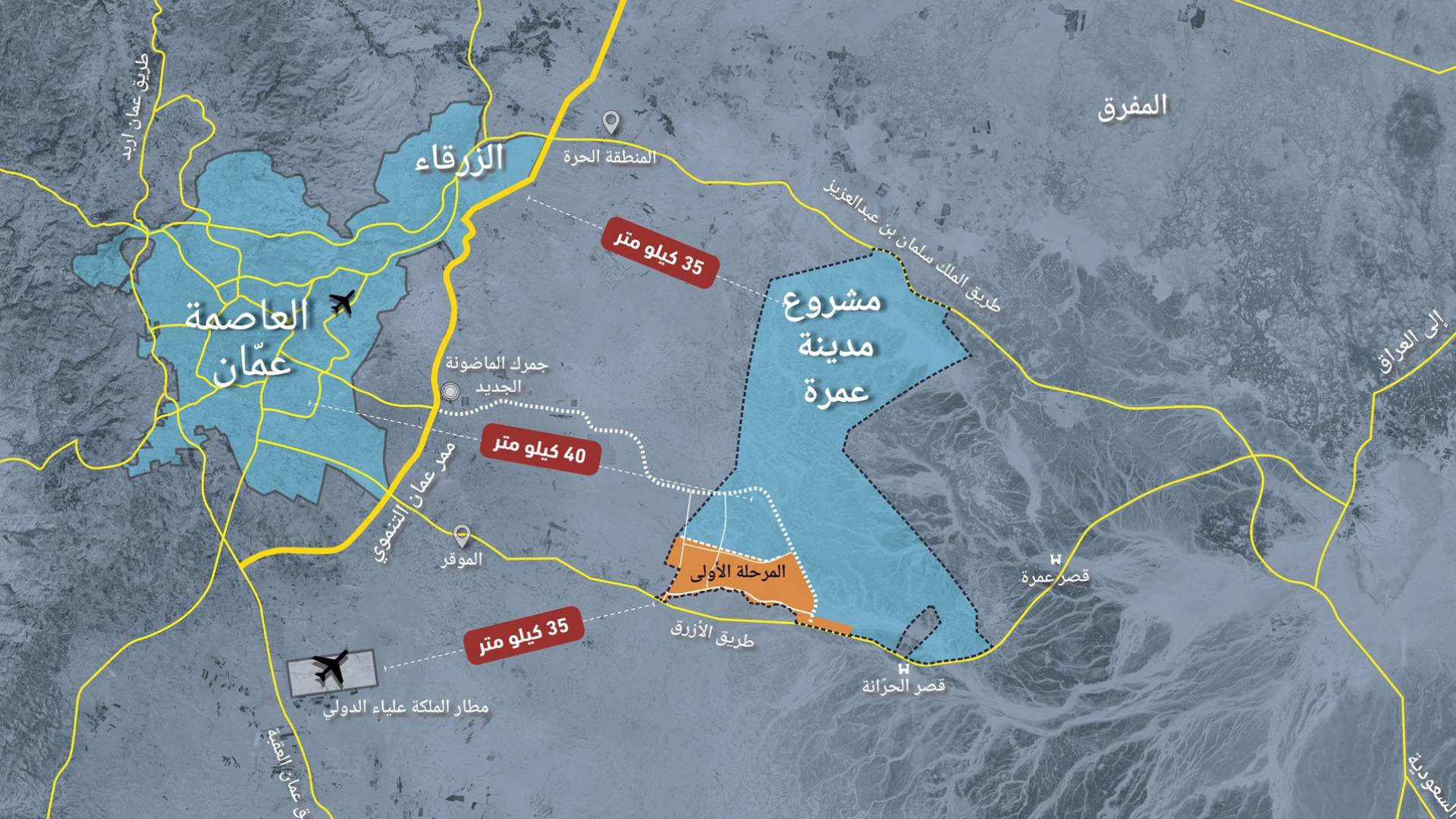 استطلاع: 80 % مـــن الأردنـيـيــن يؤكدون أهمية مدينة عمرة #سرايا 