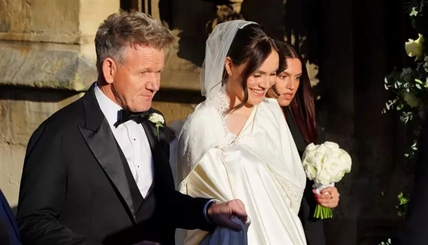 أجواء ملكية بروح عصرية ..  أبرز لقطات زفاف هولي رامزي وآدم بيتي الأسطوري  ..  صور 