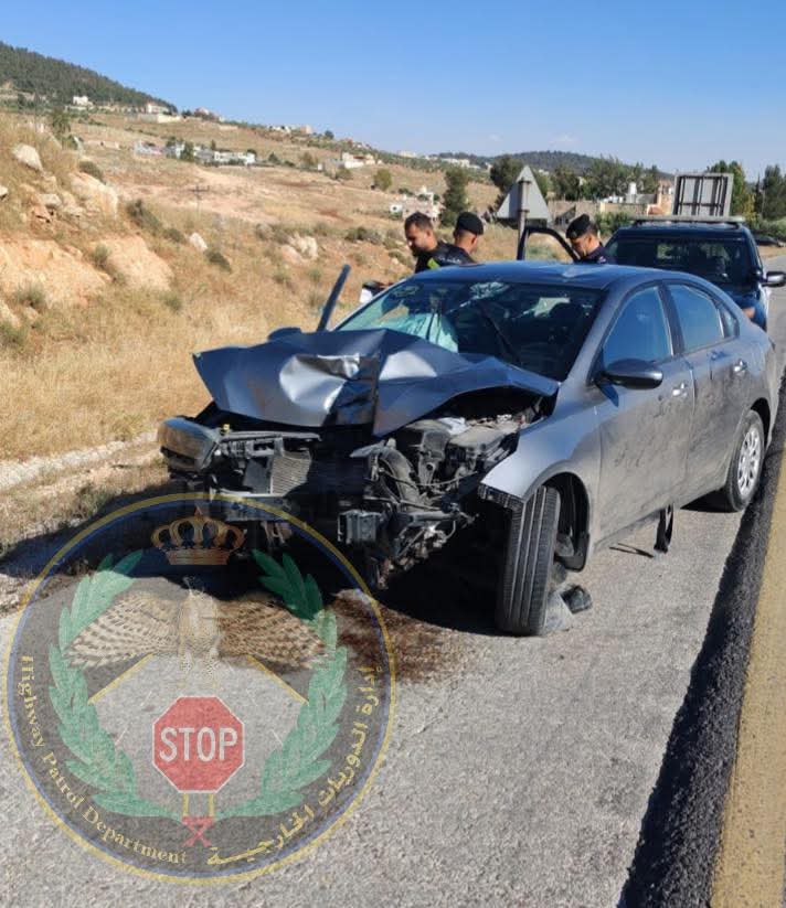 حادث تدهور على طريق عمّان–إربد يُسفر عن 3 إصابات