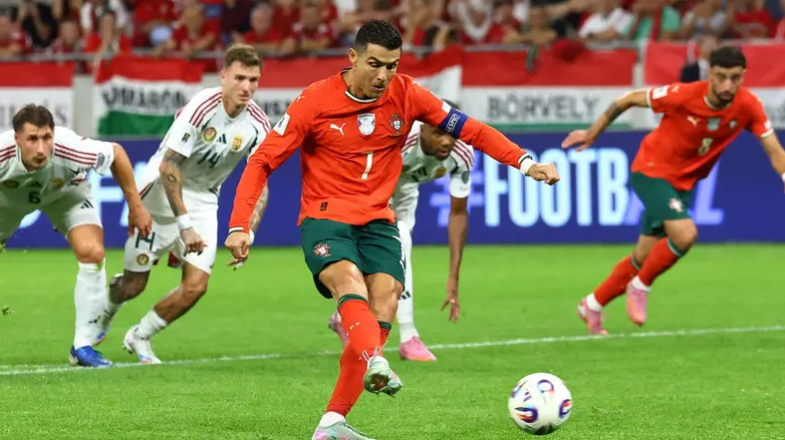 رونالدو يعادل رقماً قياسياً تاريخياً أمام المجر