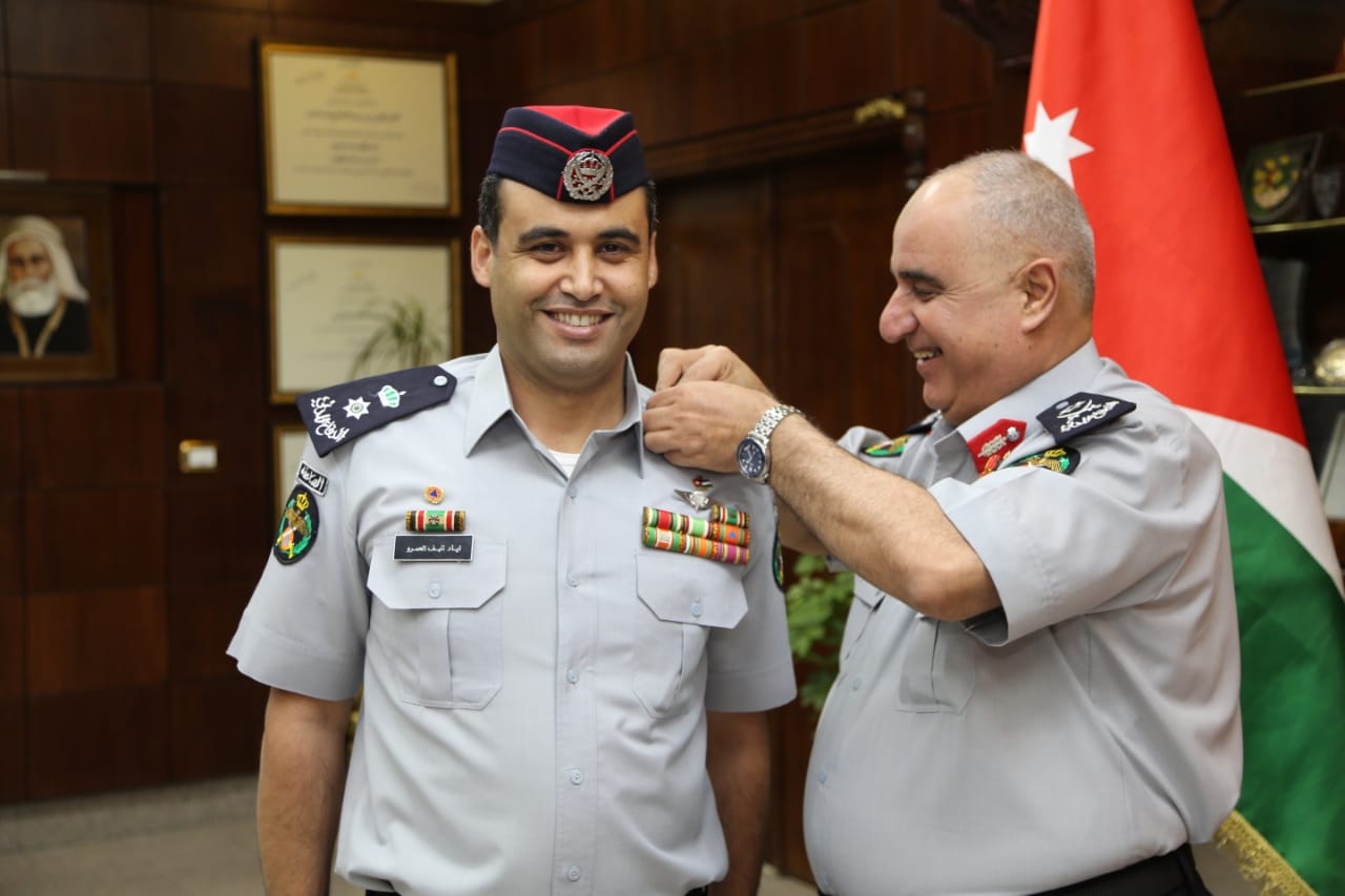 المقدم إياد العمرو مبارك الترفيع 