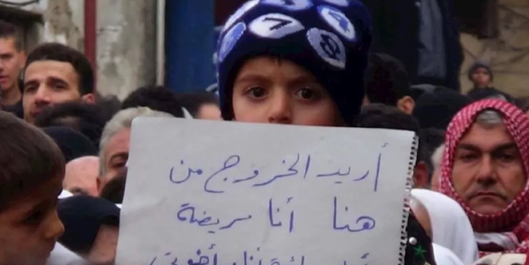 حلب  ..  لم يبق من طعامهم سوى الفاصولياء