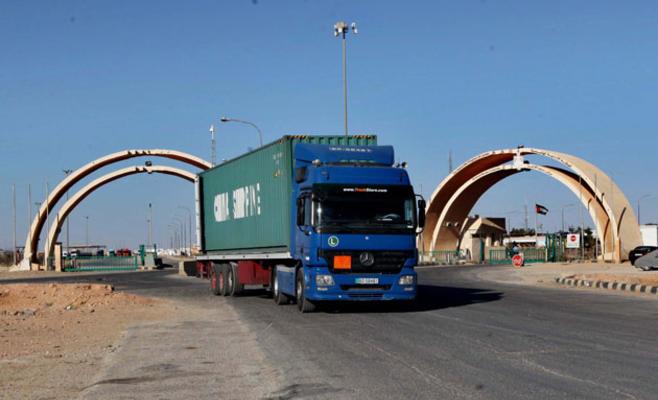 السماح بدخول الشاحنات العراقية إلى الأراضي الأردنية 