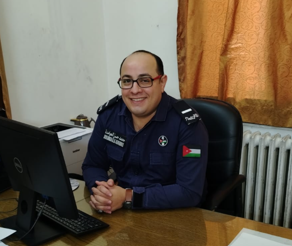 "محمد الحوامدة" مبارك الترفيع لرتبة "وكيل"