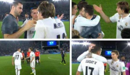 خلاف بين نجمي ريال مدريد  ..  وثلاثة لاعبين غادروا الاحتفالات .. "تفاصيل"