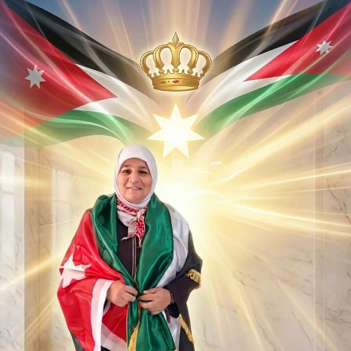  نسرين أبو الرب تكتب: "ألفُ تحية للعلم الأردني في يومه الوطني"