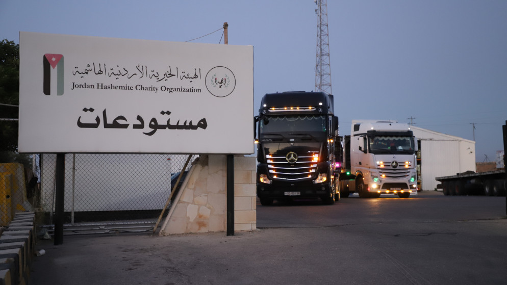 "الخيرية الهاشمية": وصول القافلة الإغاثية الأردنية الرابعة إلى لبنان اليوم