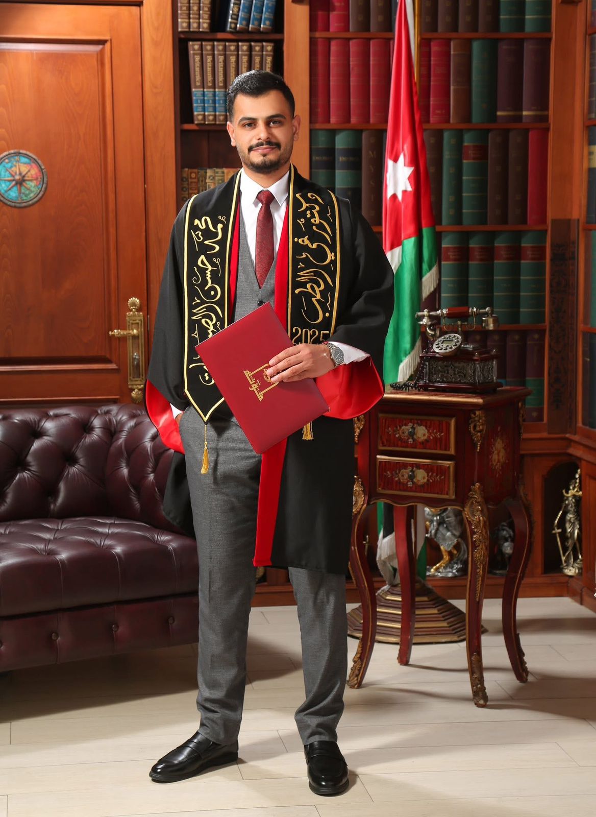 تهنئة بتخرّج الدكتور محمد الصبيحات من جامعة مؤتة