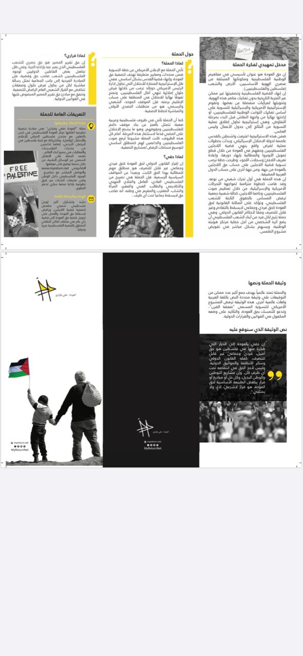 حملة "العودة  ..  حقي وقراري" *