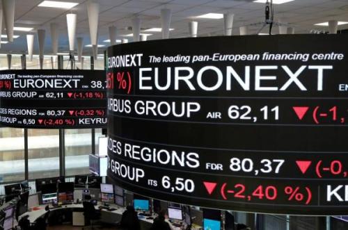 تراجع جماعي للأسهم الأوروبية بنهاية تعاملات الأسبوع الأول من نيسان