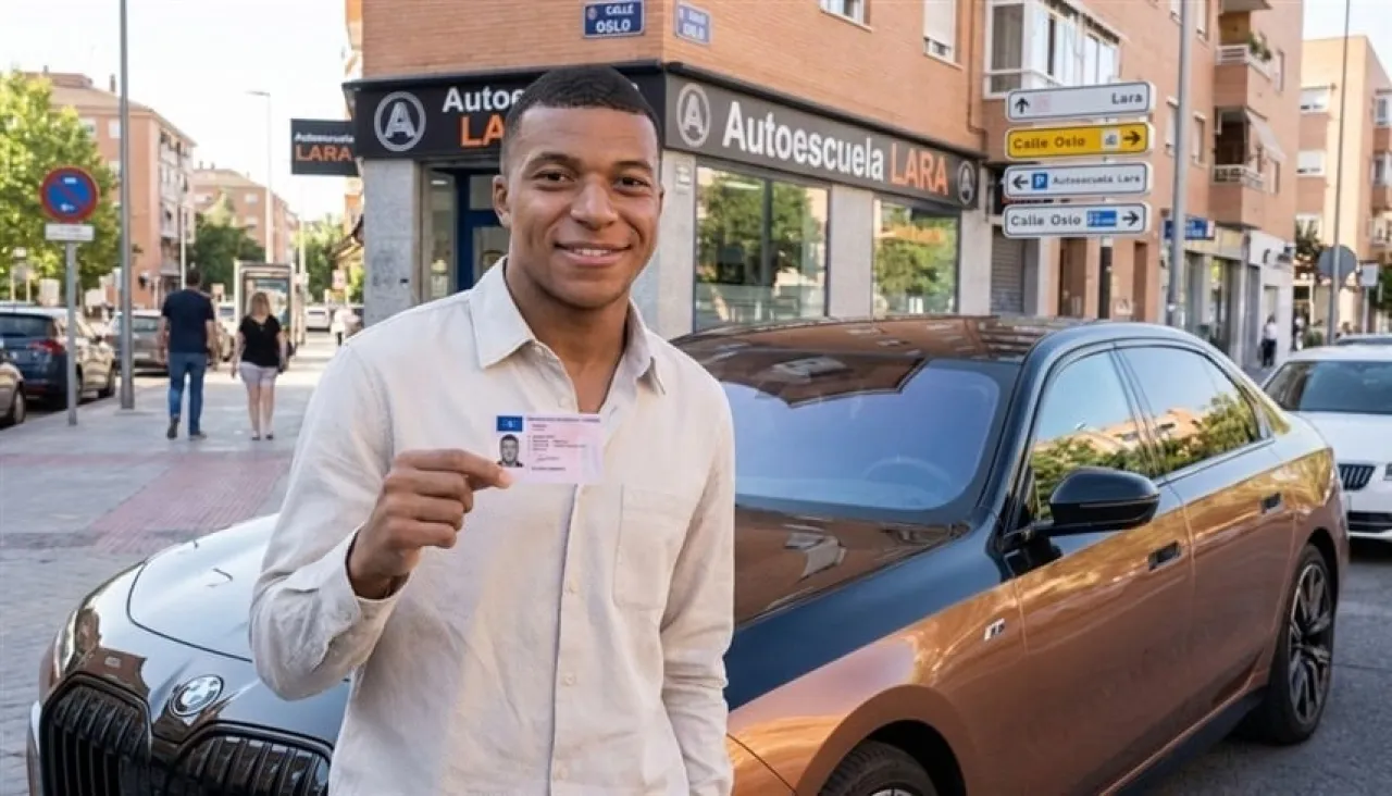  مبابي يقرر الحصول على رخصة قيادة