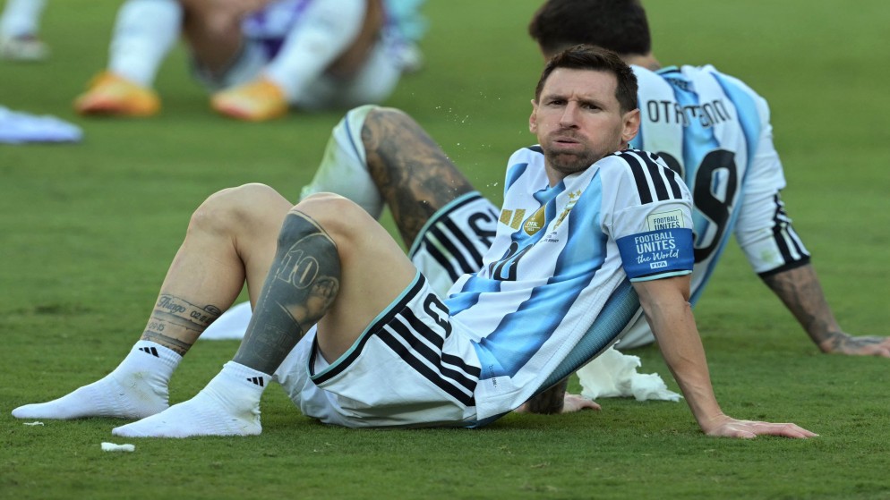  ميسي يعلن اعتزاله اللعب الدولي مع منتخب الأرجنتين 