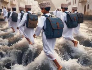 وسم "منخفض المطير" يغزو منصات التواصل  ..  والسيول تبتلع 9 أطفال في سلطنة عمان