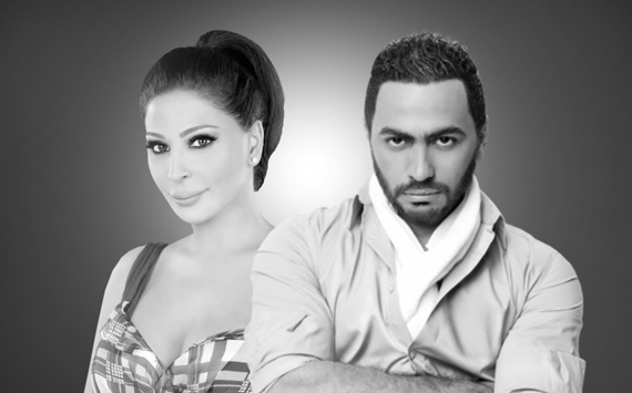إليسا وتامر حسني في ديو غنائي جديد
