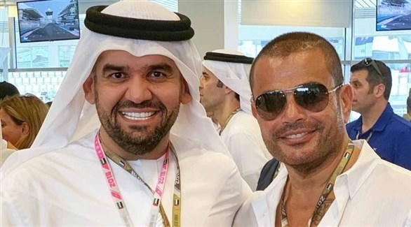 عمرو دياب وحسين الجسمي يختتمان احتفالية "مصر والإمارات قلب واحد"