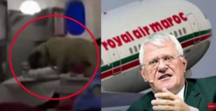 بالفيديو  ..  كلب يتسبب بإقالة رئيس شركة الطيران المغربية