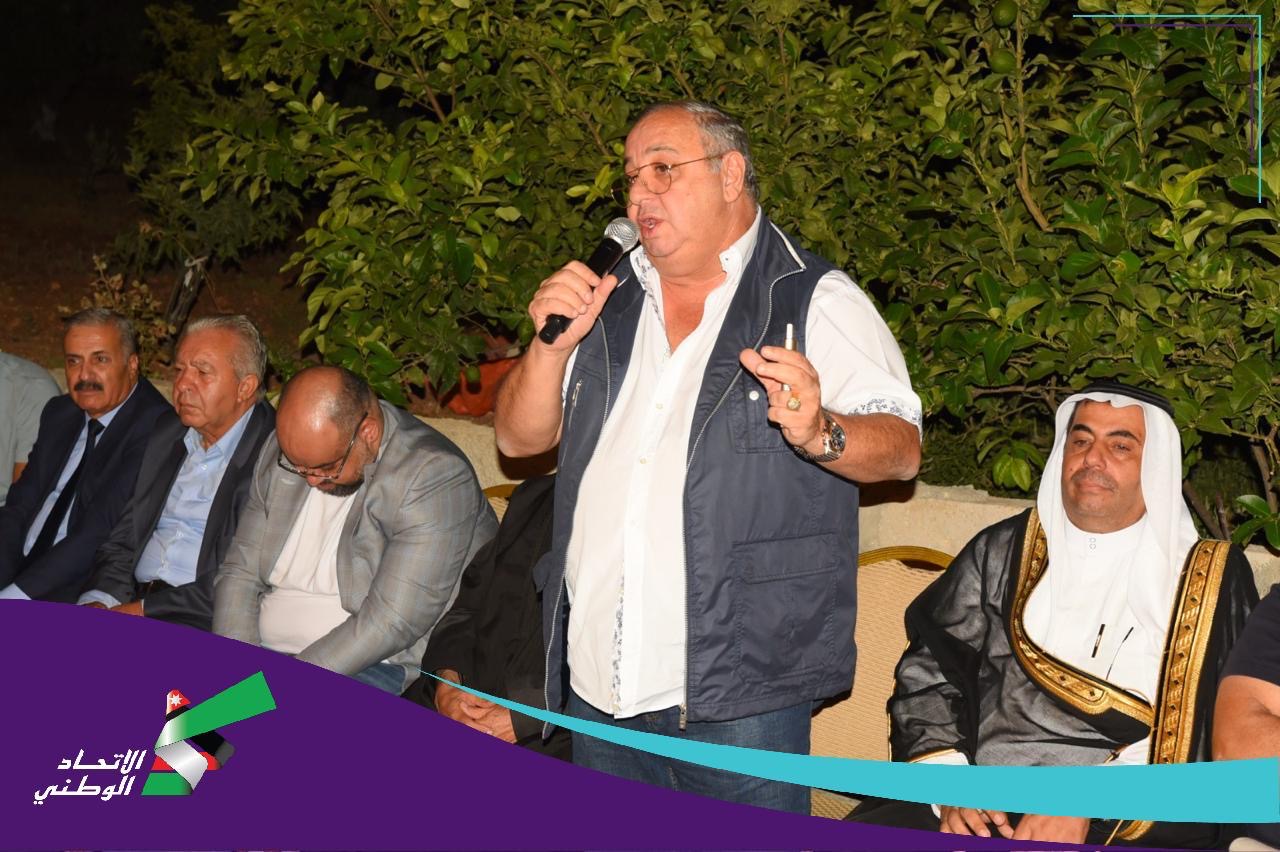 تيار حزب الإتحاد الوطني يعقد لقاءاً موسعاً في السلط