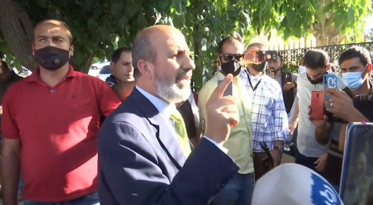 أردنيون ينفذون وقفة احتجاجية أمام السفارة الأمريكية في عمان تنديدا بزيارة بلينكن 