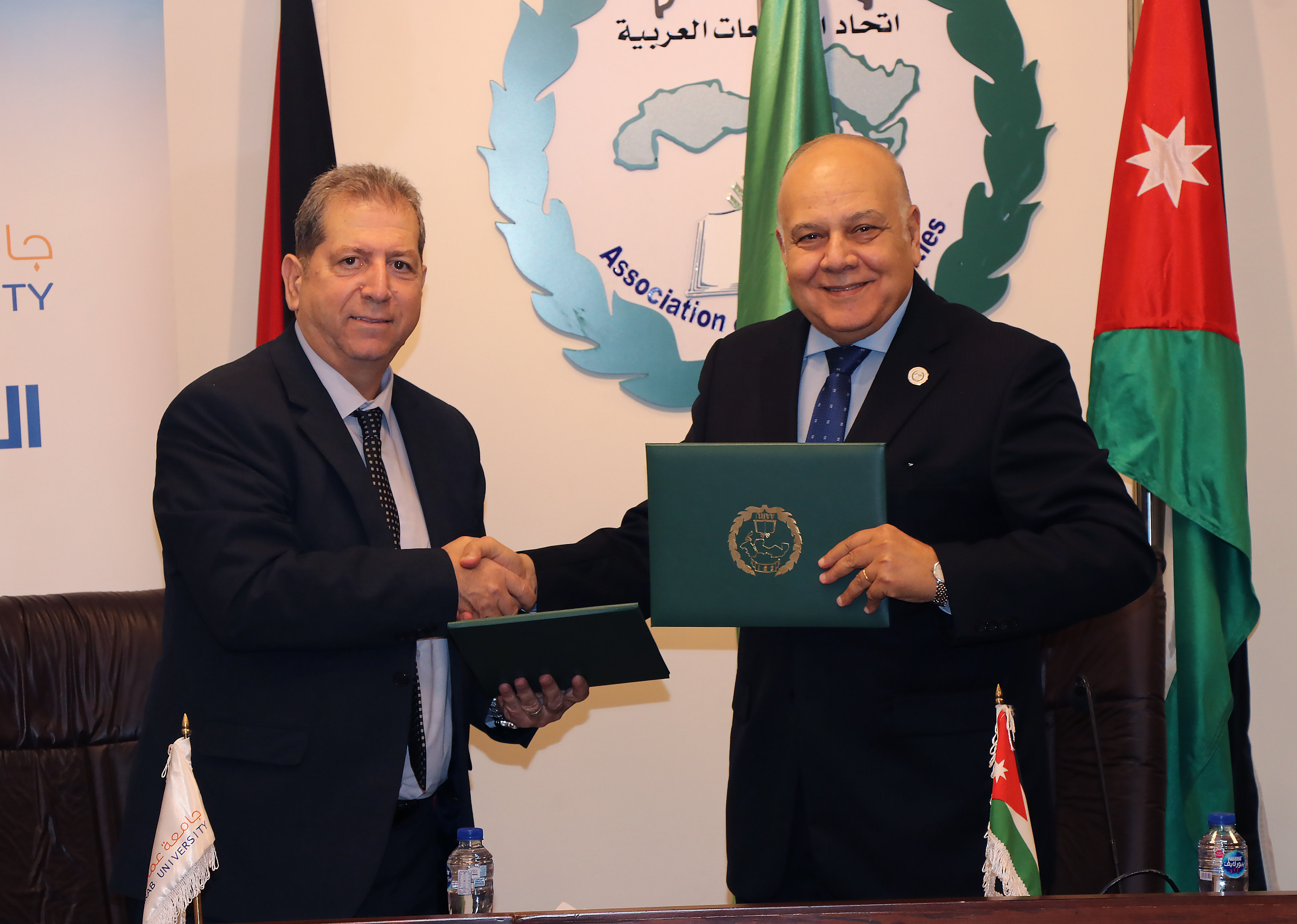 مذكرة تعاون بين "عمان العربية" واتحاد الجامعات العربية