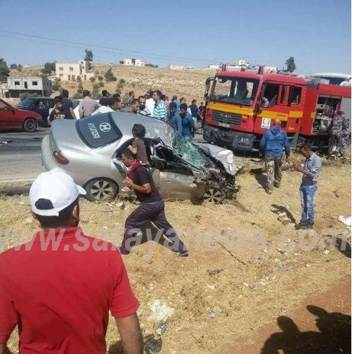 (25) اصابة بحادث سير مروع بالرويشد  ..  "تفاصيل"